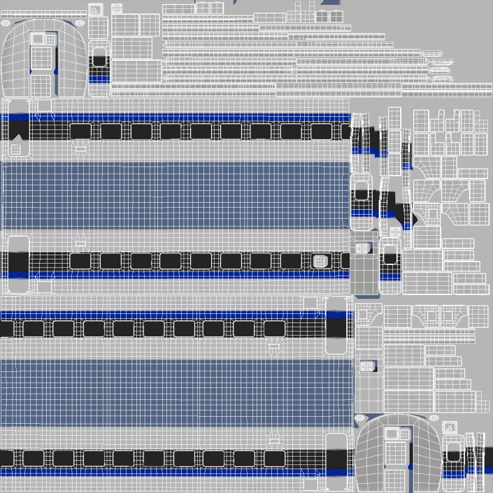 3D High Speed Train Shinkansen 500