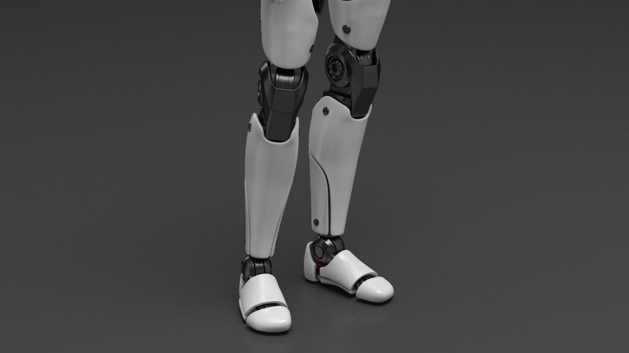 3D model Sci Fi Humanoid Male Robot Standing Pose