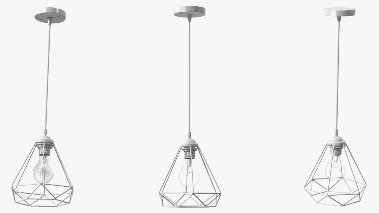 Light Fixture White 3D model