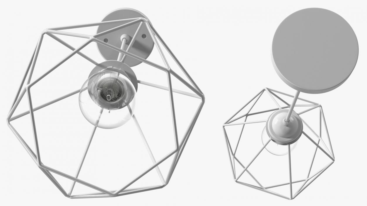 Light Fixture White 3D model