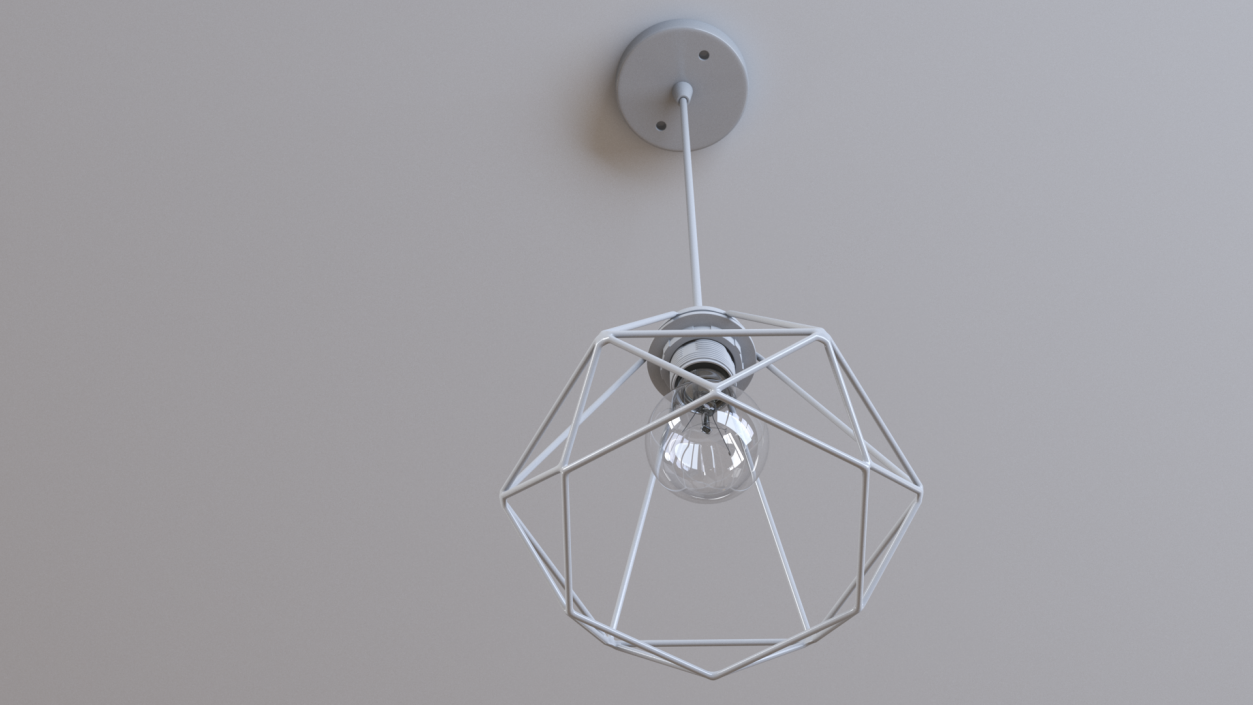 Light Fixture White 3D model