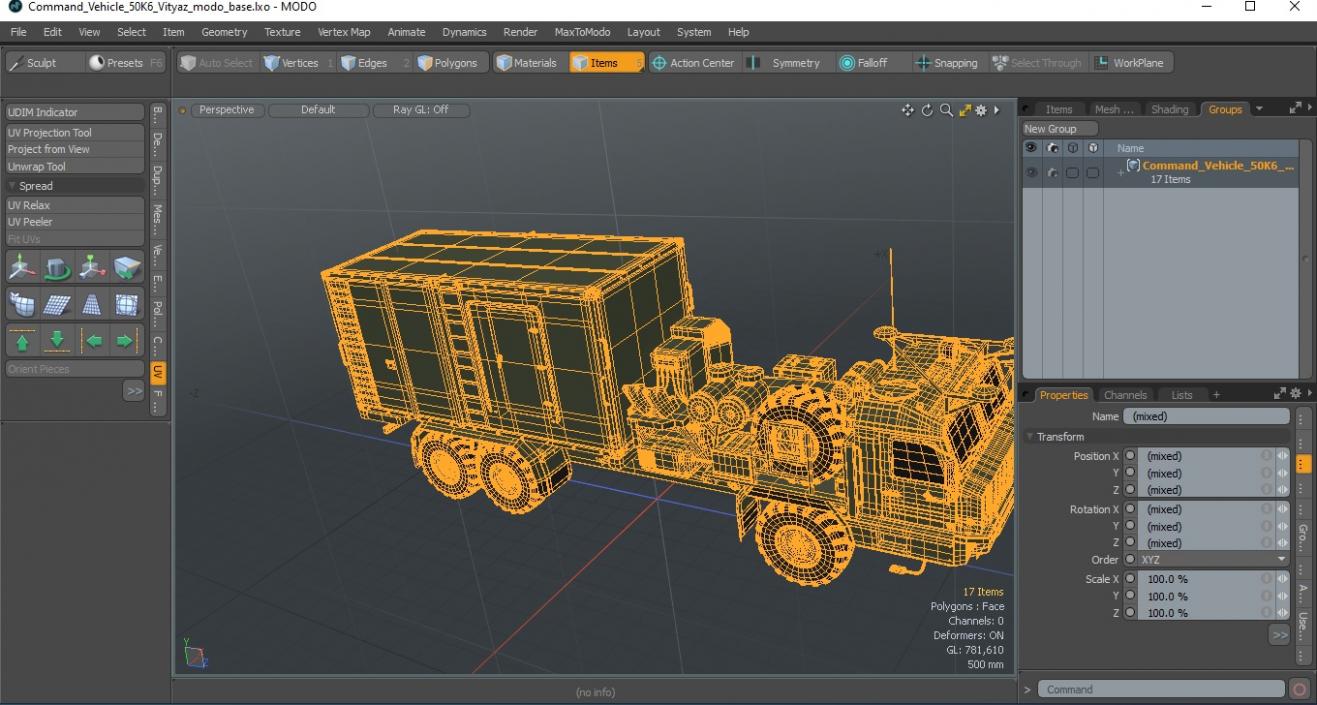 Command Vehicle 50K6 Vityaz 3D