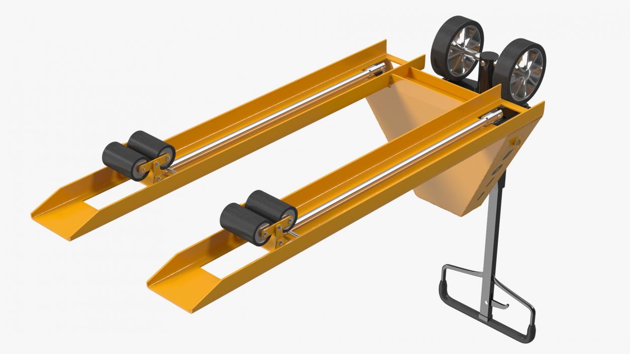 Industrial Standard Duty Pallet Jack Rigged for Maya 3D