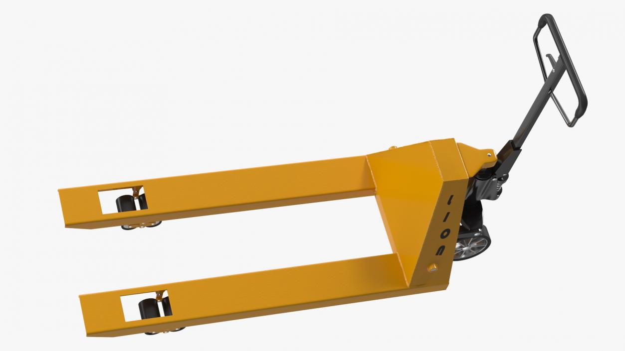 Industrial Standard Duty Pallet Jack Rigged for Maya 3D