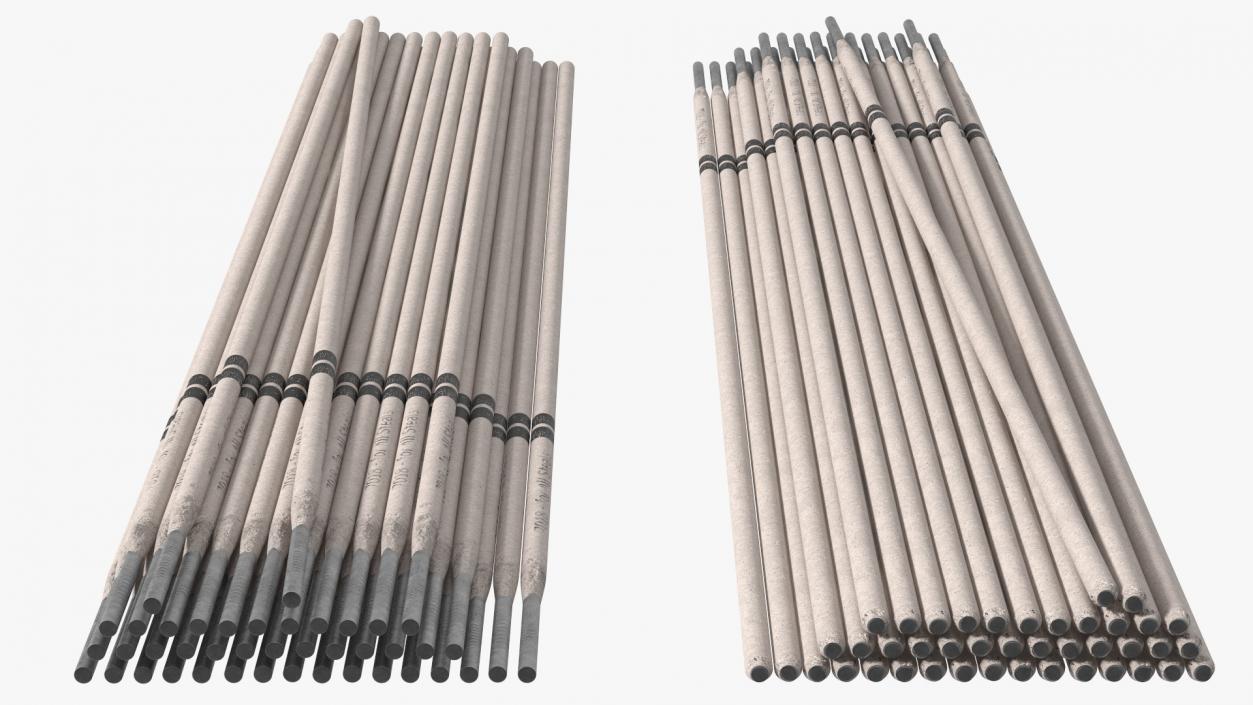 Metal Arc Welding E7018 Electrodes Pile 3D model