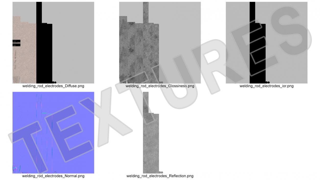 Metal Arc Welding E7018 Electrodes Pile 3D model