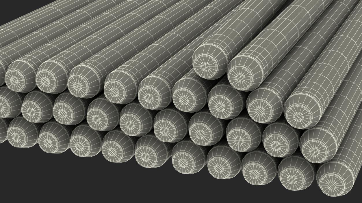 Metal Arc Welding E7018 Electrodes Pile 3D model