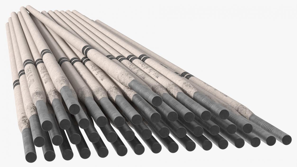 Metal Arc Welding E7018 Electrodes Pile 3D model