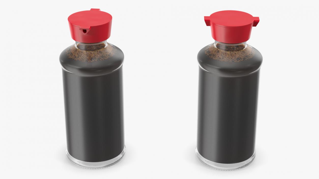 3D Soy Sauce with Dispenser Bottle