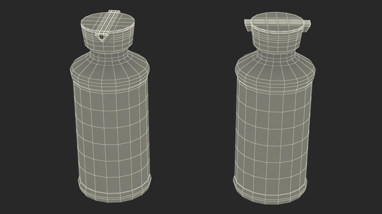 3D Soy Sauce with Dispenser Bottle