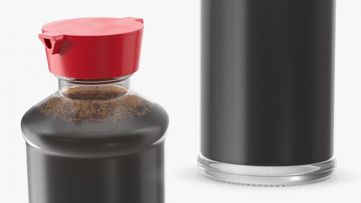 3D Soy Sauce with Dispenser Bottle