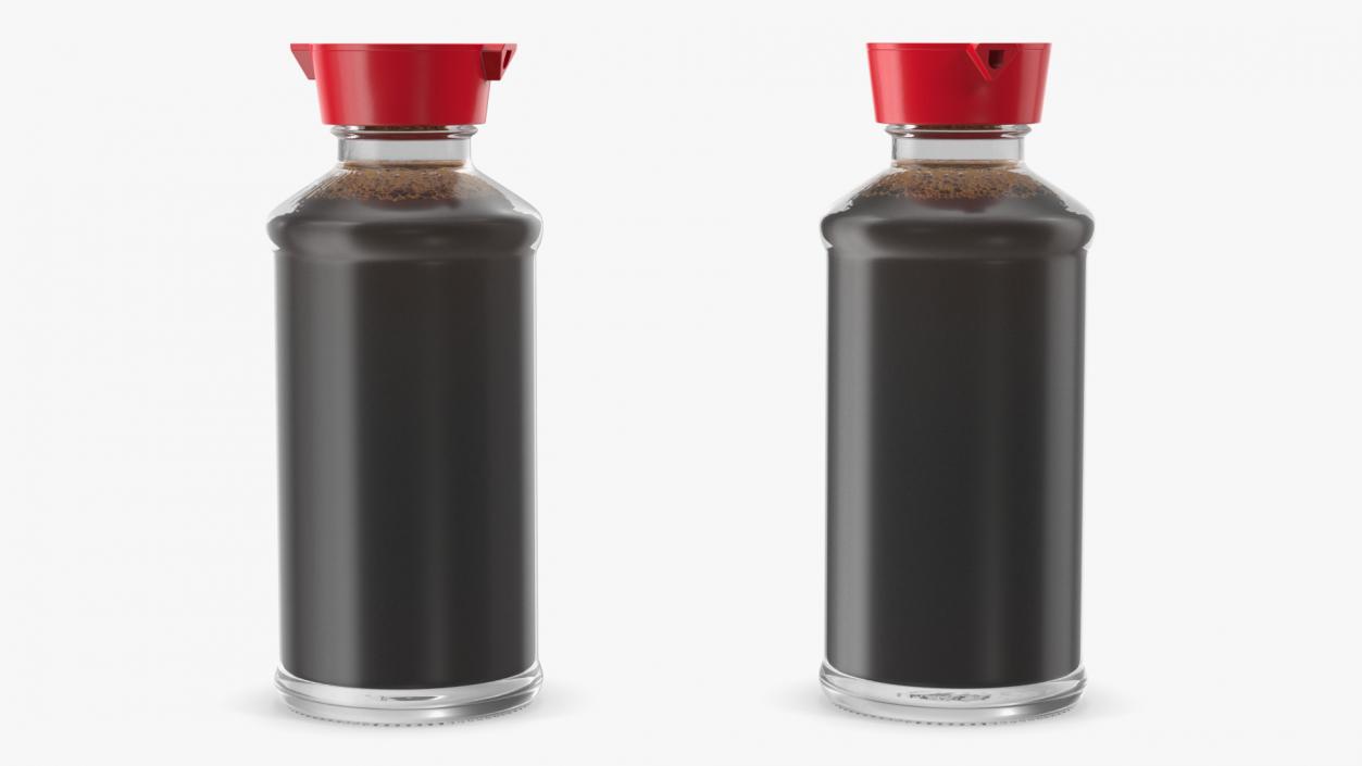 3D Soy Sauce with Dispenser Bottle