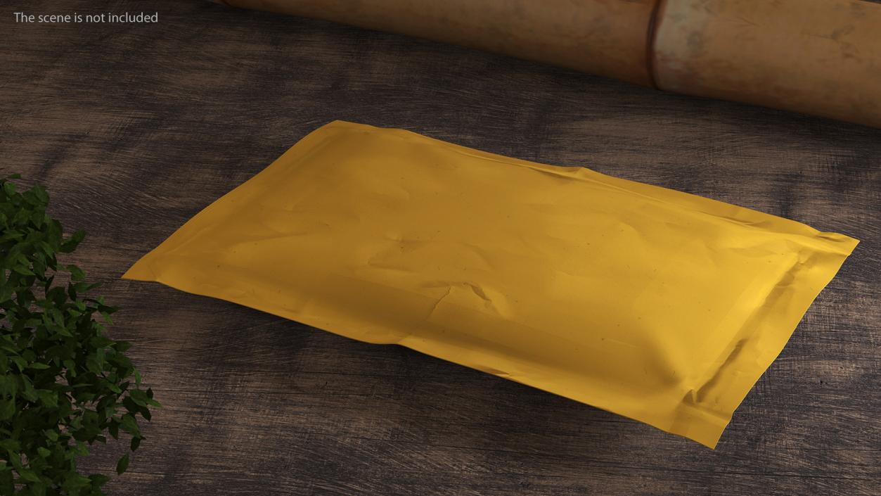 3D model Yellow Mail Package Small