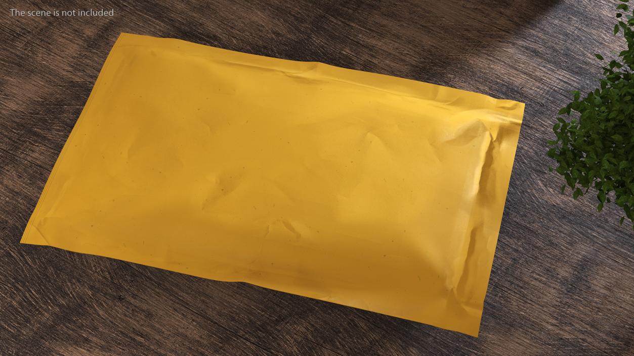 3D model Yellow Mail Package Small