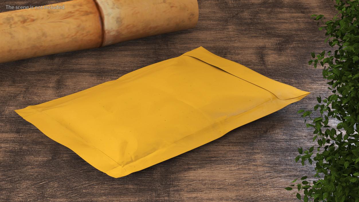 3D model Yellow Mail Package Small