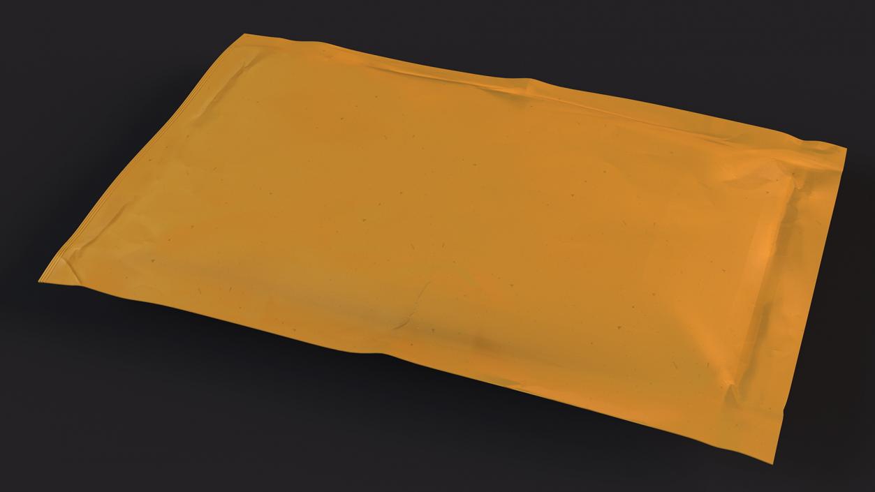 3D model Yellow Mail Package Small