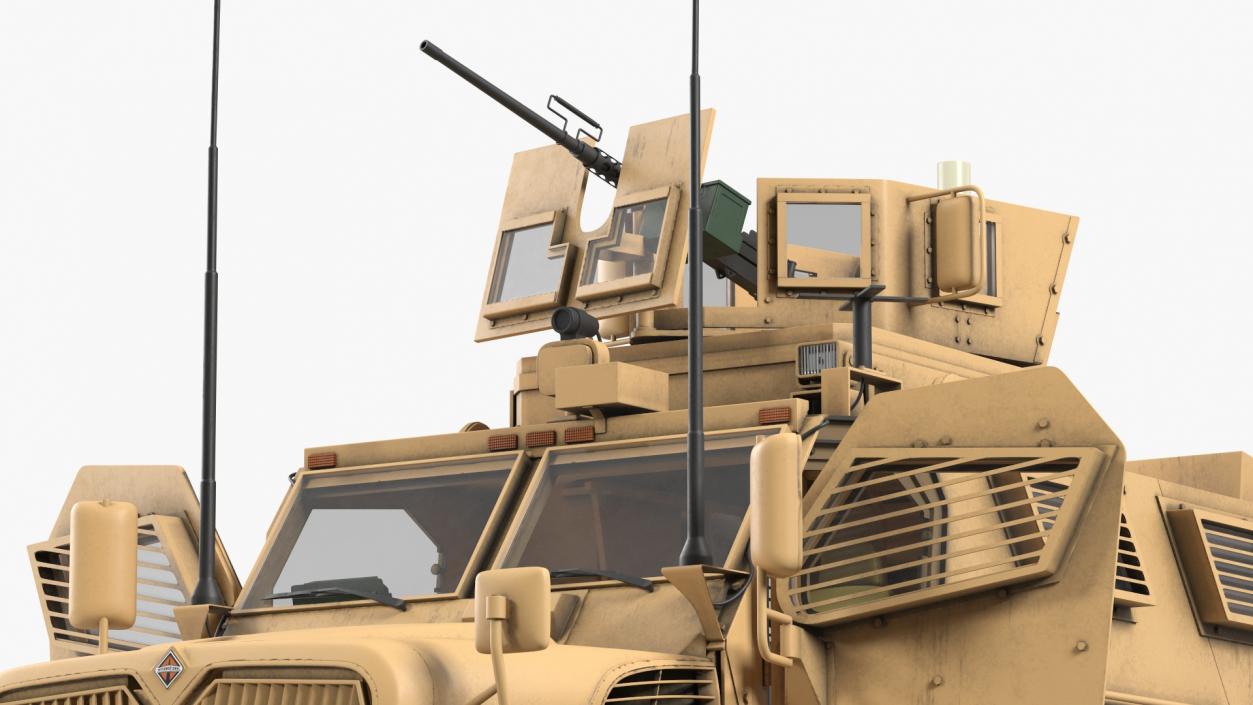 MaxxPro Armored Fighting Vehicle Rigged 3D model