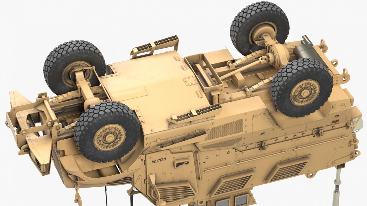 MaxxPro Armored Fighting Vehicle Rigged 3D model