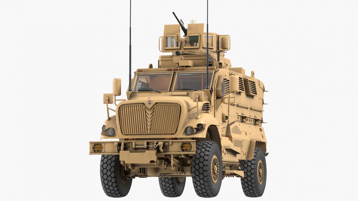 MaxxPro Armored Fighting Vehicle Rigged 3D model