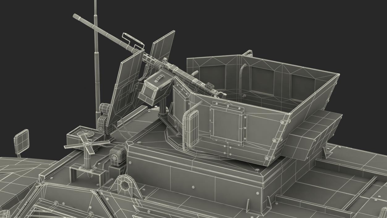 MaxxPro Armored Fighting Vehicle Rigged 3D model