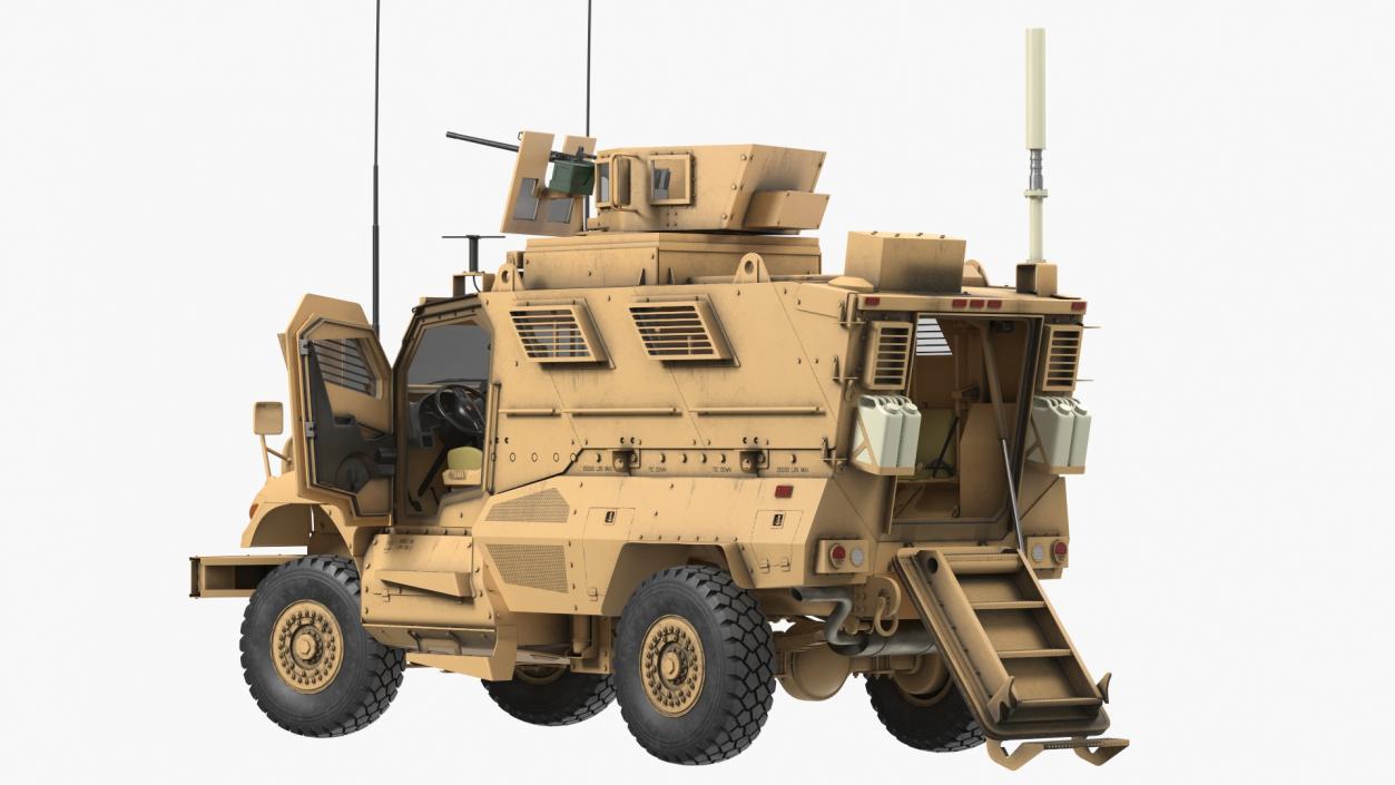 MaxxPro Armored Fighting Vehicle Rigged 3D model