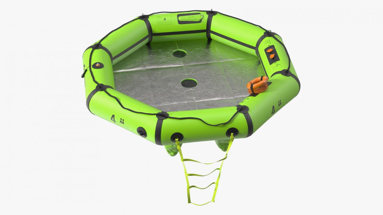 3D Superior HALO Life Raft model