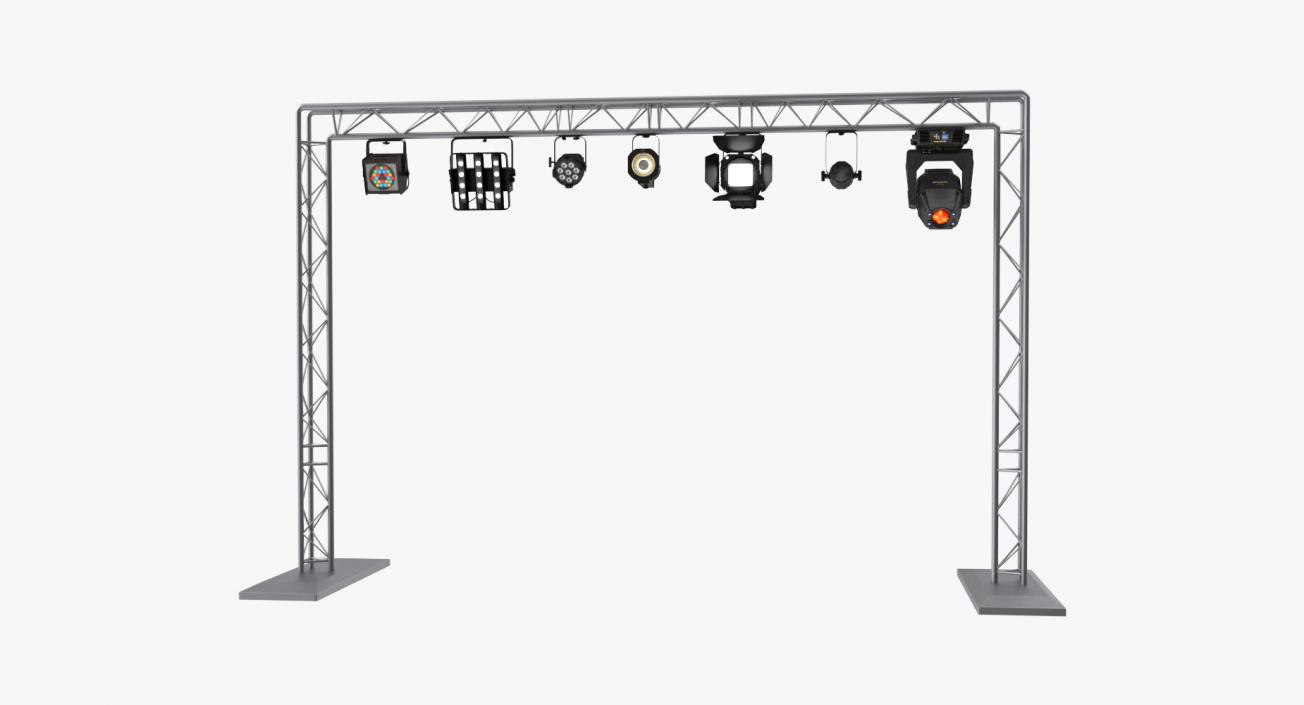 Truss with Lights 3D