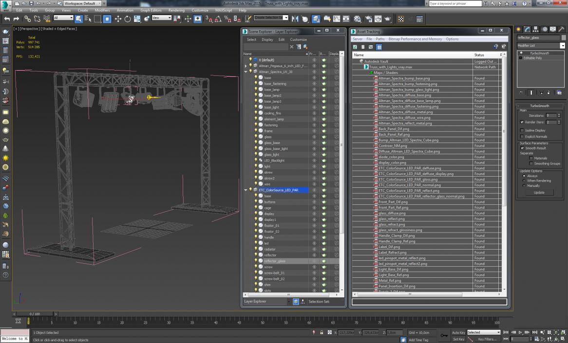 Truss with Lights 3D