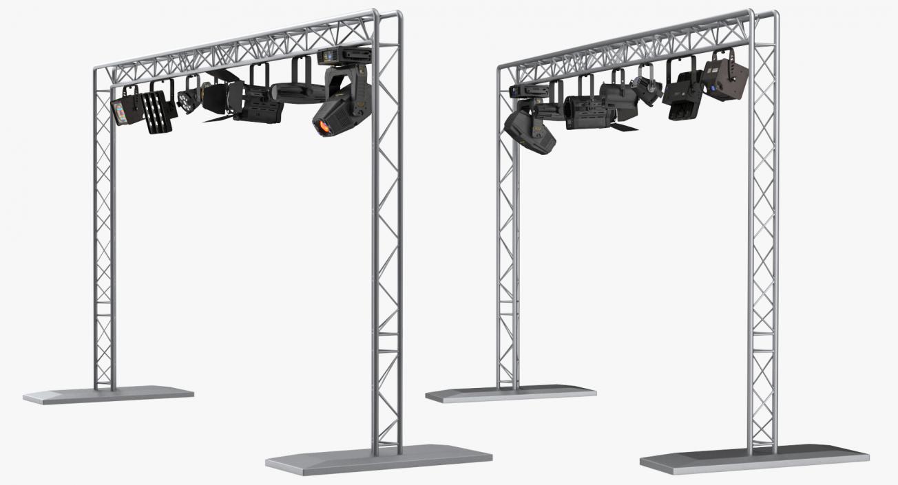 Truss with Lights 3D