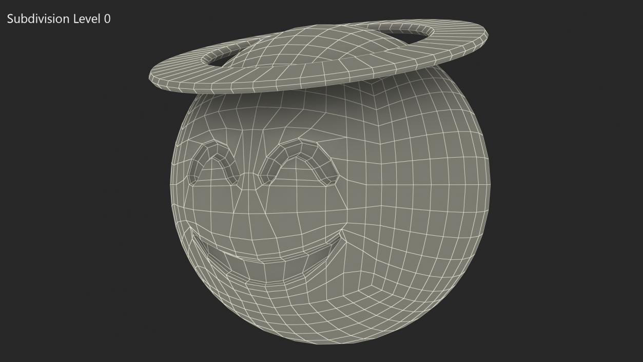 3D model Halo Emoji