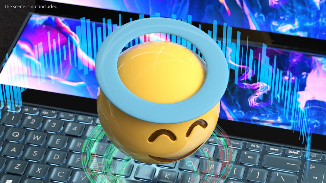 3D model Halo Emoji