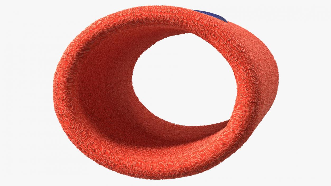 3D model Nike Swoosh Wristband Red