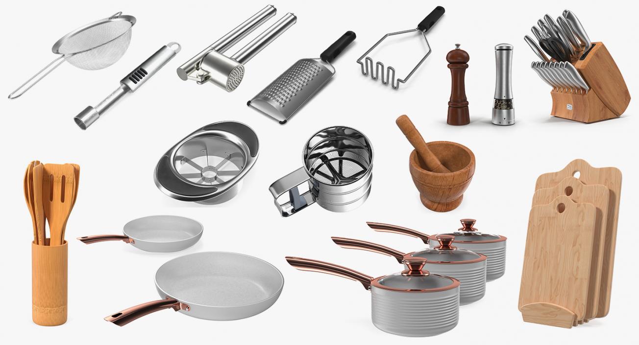 Kitchenware Collection 9 3D model