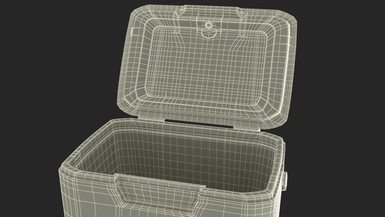 Coleman Cool Box 28 QT Gray Rigged 3D model