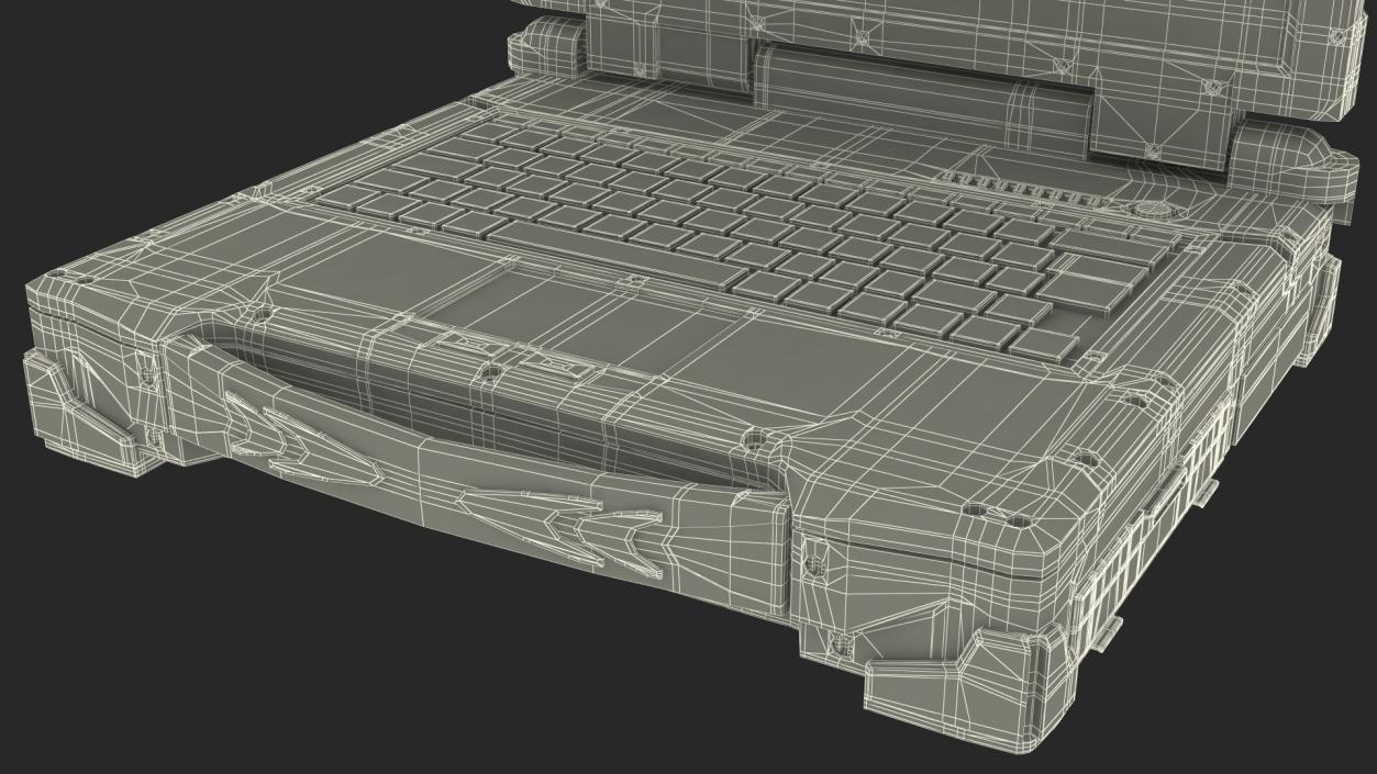 Rocky RK12 Army Laptop 3D