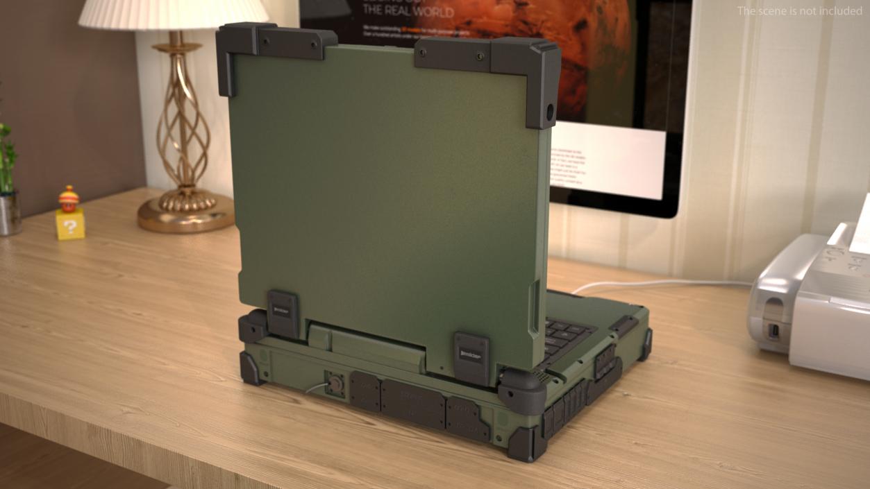 Rocky RK12 Army Laptop 3D