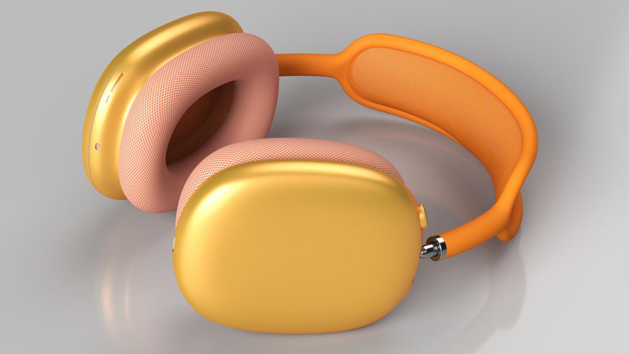 Headphones Orange 3D