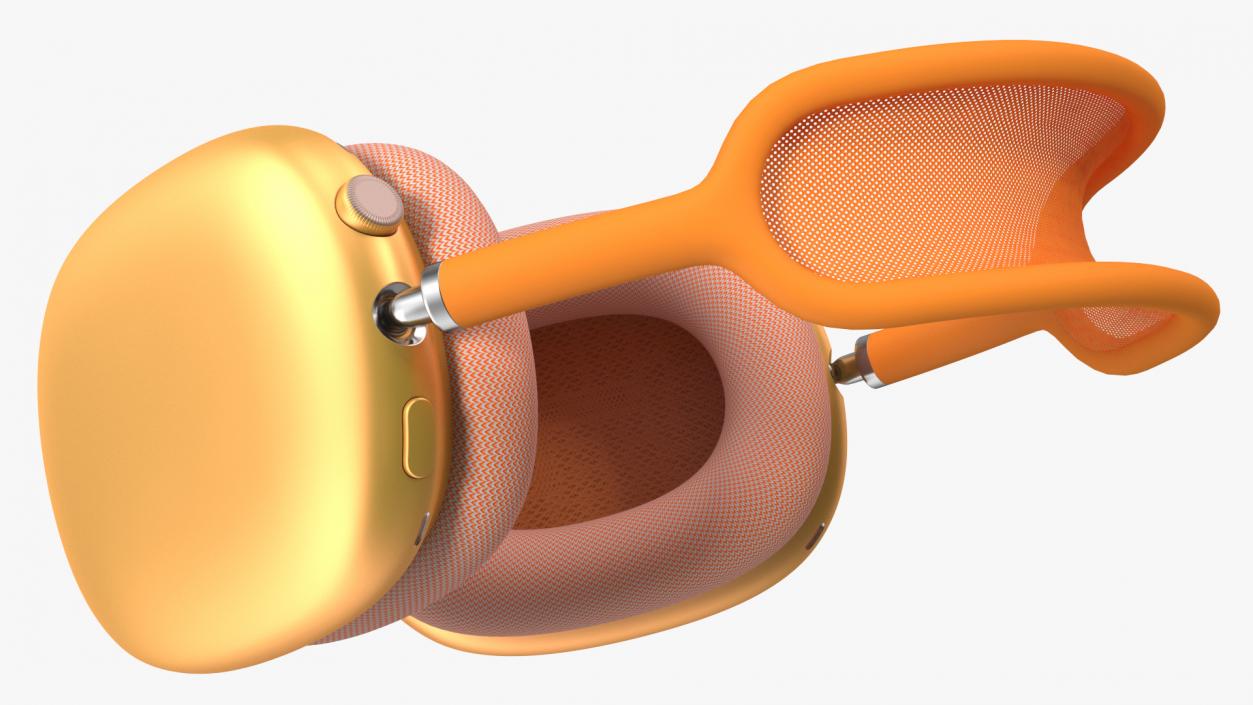 Headphones Orange 3D