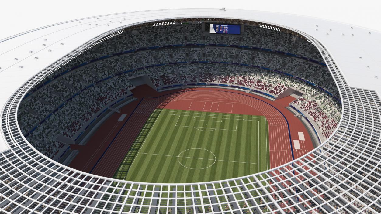 3D model Tokyo National Olympic Stadium Football Field