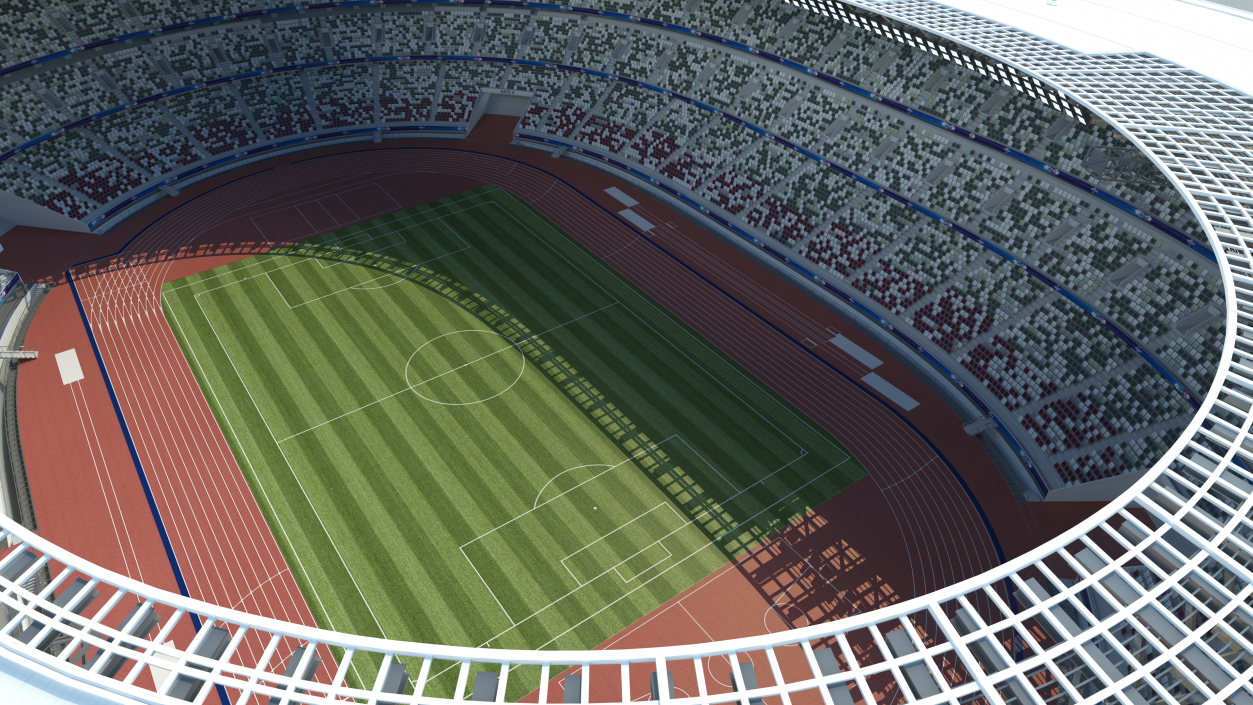 3D model Tokyo National Olympic Stadium Football Field