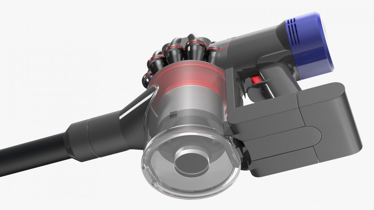 3D Dyson V8 Cordless Vacuum Rigged