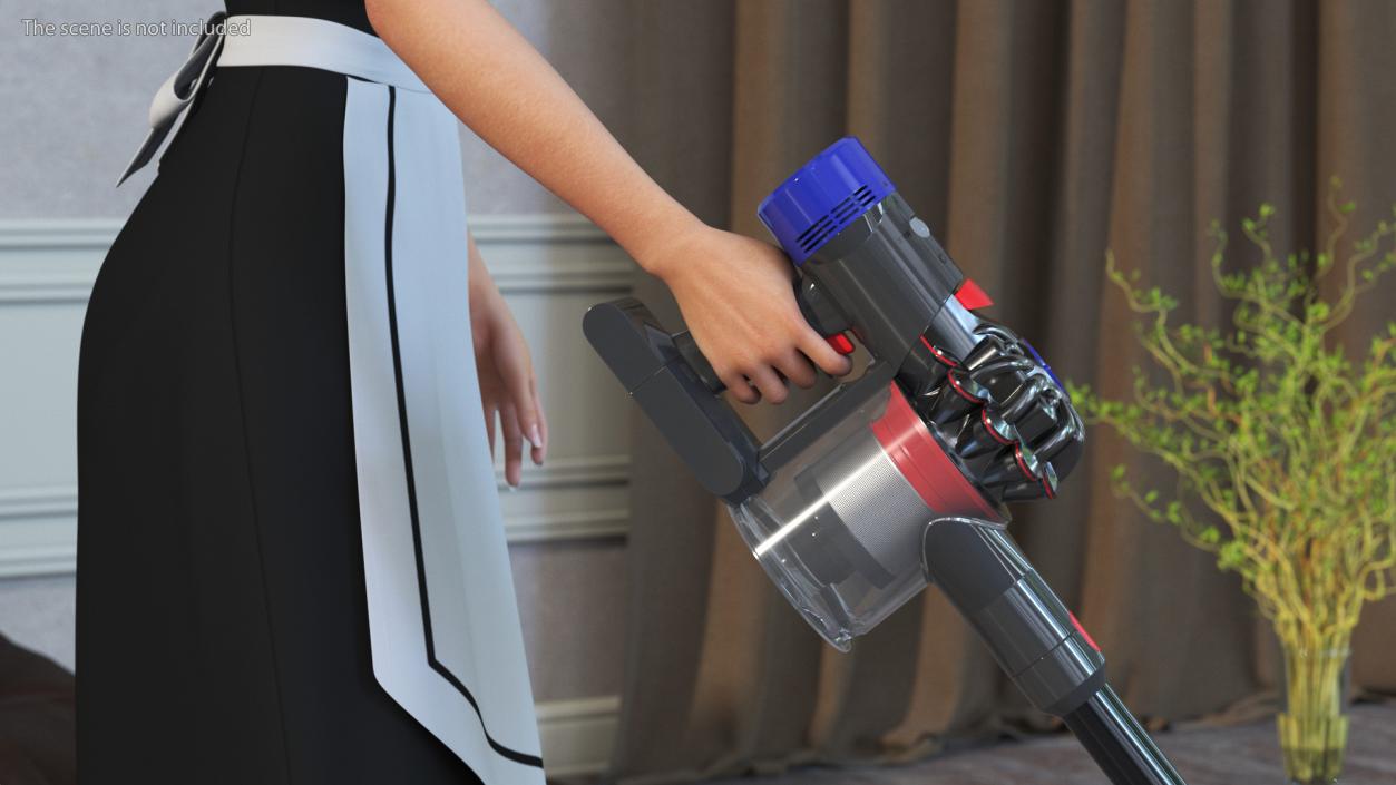 3D Dyson V8 Cordless Vacuum Rigged