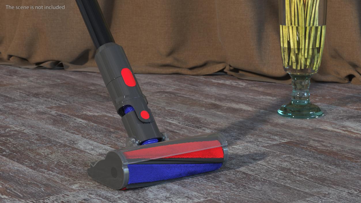 3D Dyson V8 Cordless Vacuum Rigged