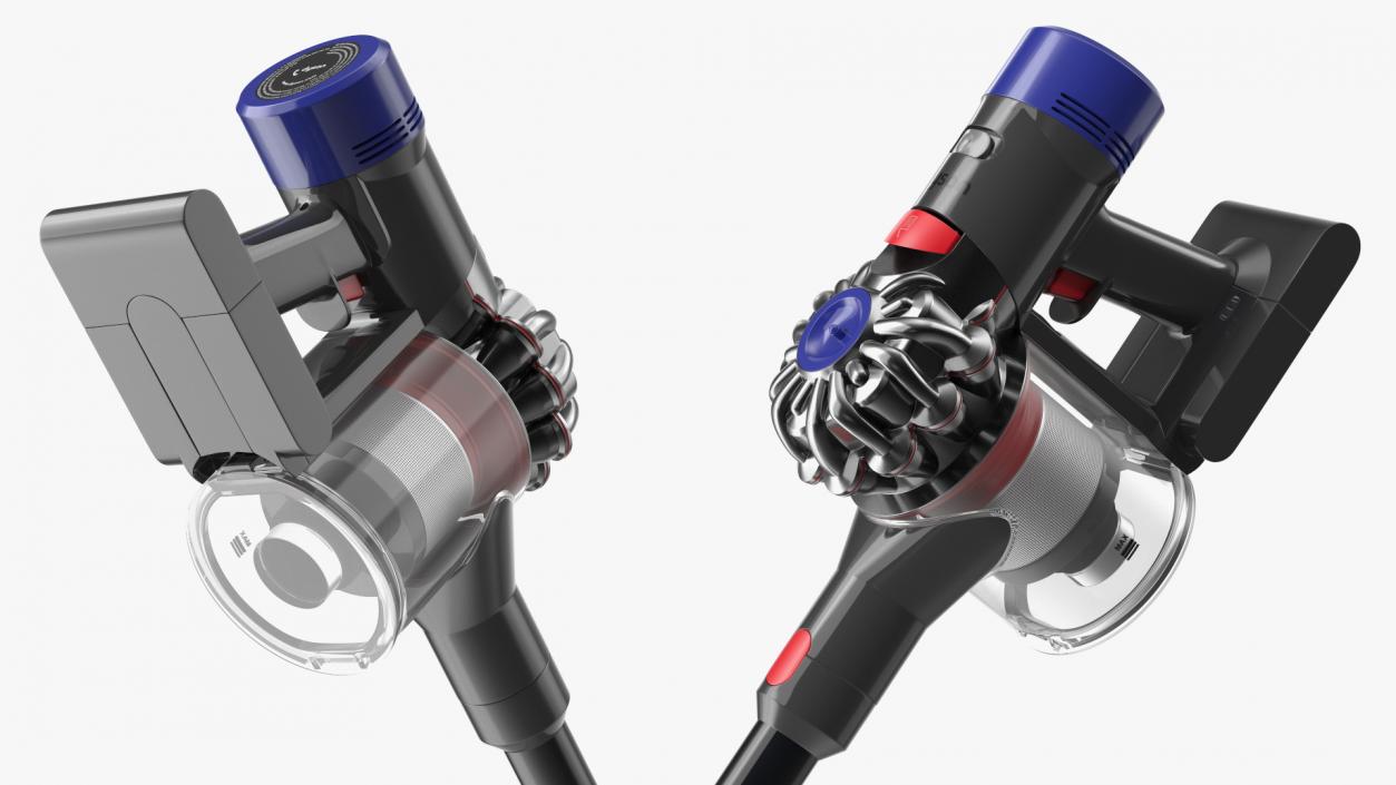 3D Dyson V8 Cordless Vacuum Rigged