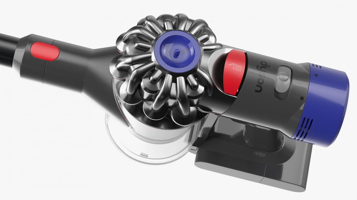 3D Dyson V8 Cordless Vacuum Rigged