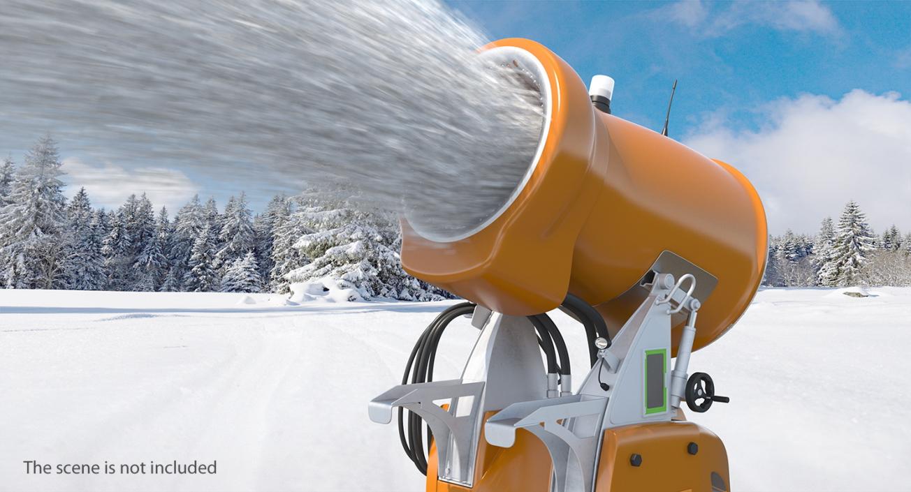 Snow Maker Cannon 3D