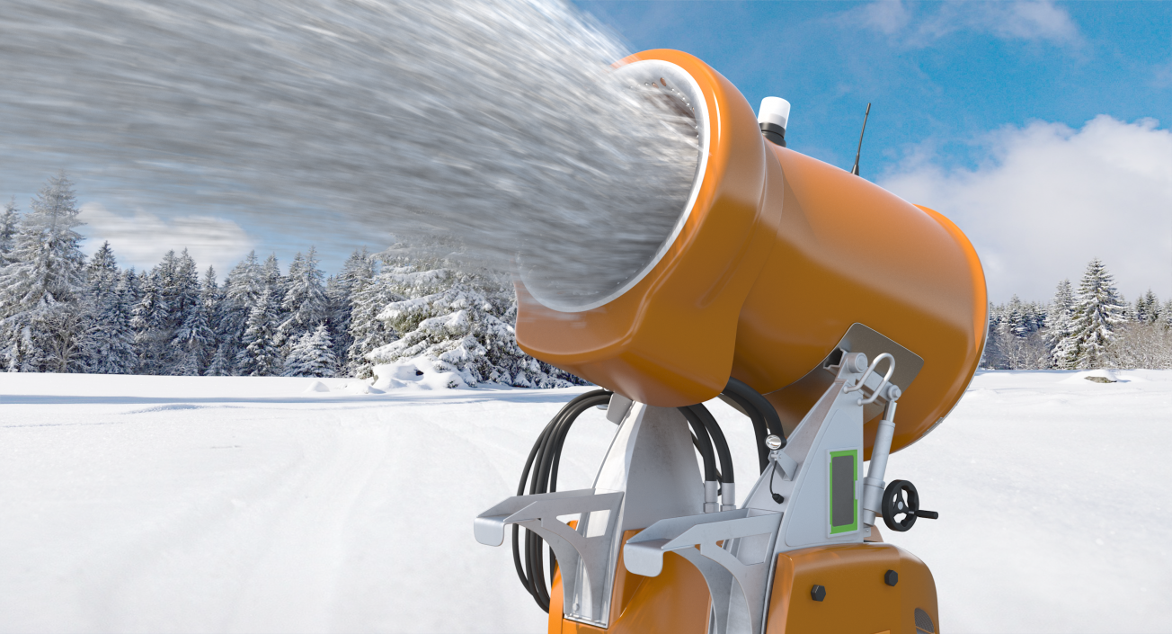 Snow Maker Cannon 3D