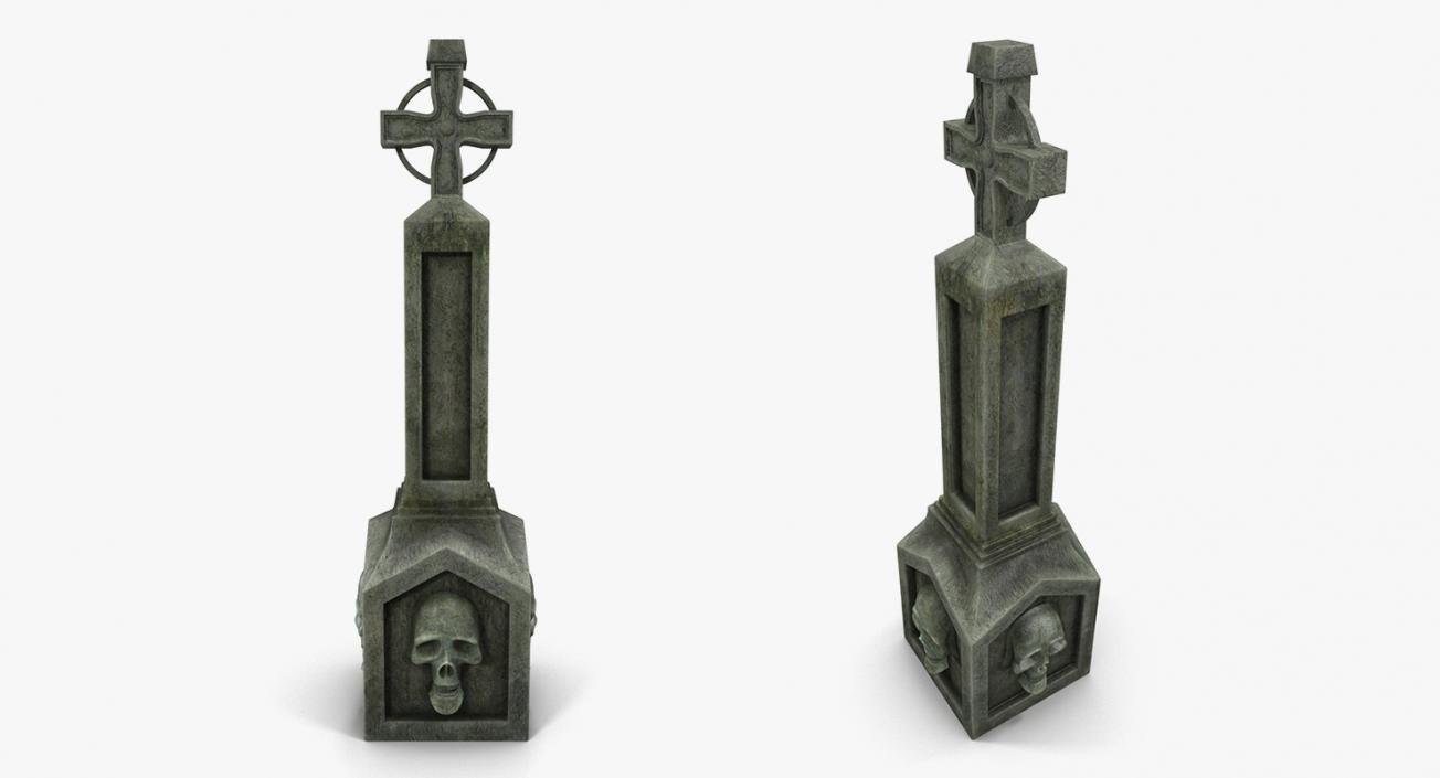 Halloween Gravestones Collection 3D