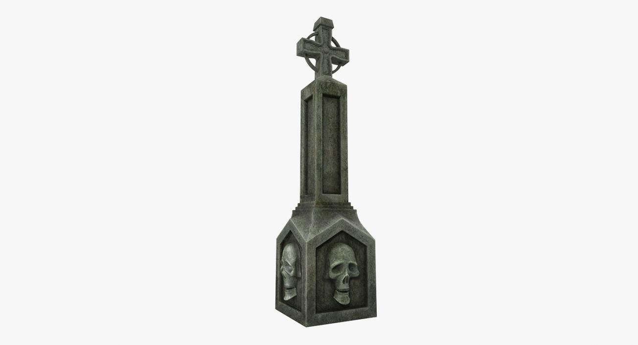 Halloween Gravestones Collection 3D