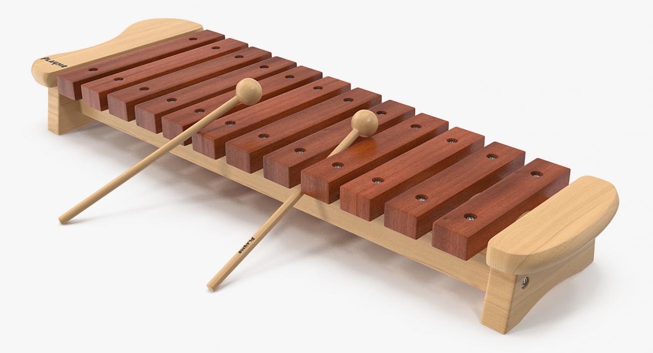 Xylophone 3D model